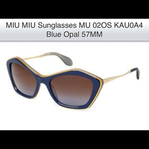 Miu Miu Women Sunglasses SMU O2O KAU-OA4 Blue